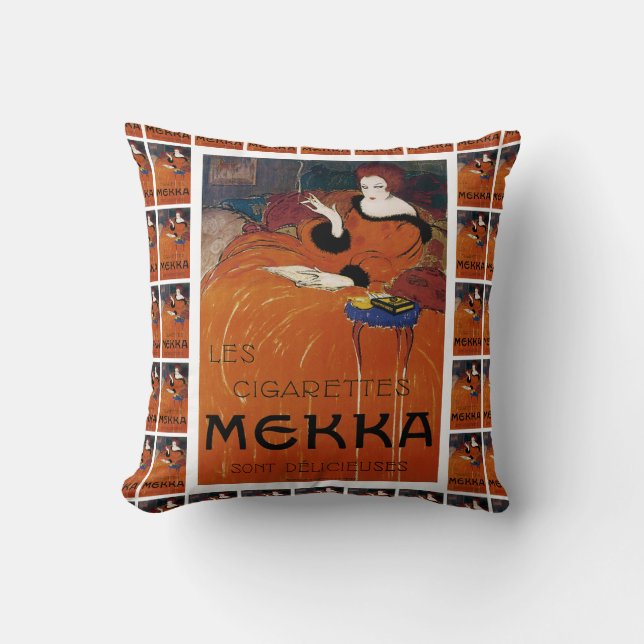Les Cigarettes Mekka Cushion (Front)