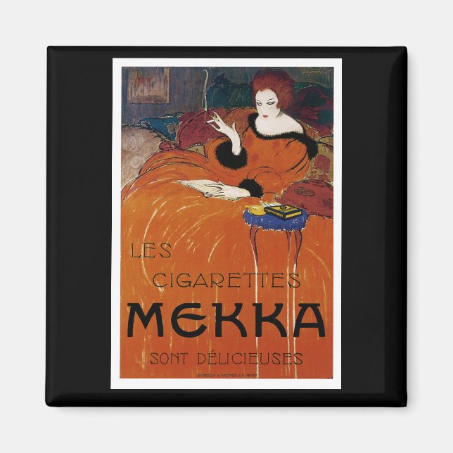 Les Cigarettes Mekka Magnet (Front)
