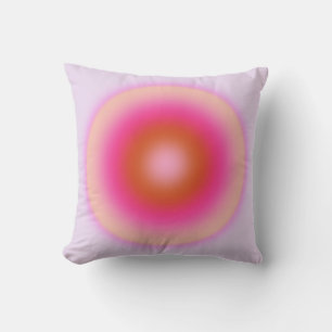 Les Couleurs 06 Lilac And Pink Gradient Aura Cushion