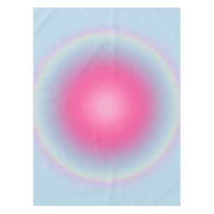 Les Couleurs 08 Gradient Pink And Blue Aura Tablecloth