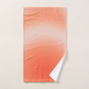 Les Couleurs 09 Orange Gradient Aura Bath Towel Set