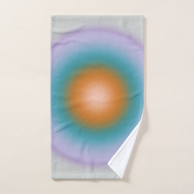 Les Couleurs 10 Bright Colourful Gradient Aura Bath Towel Set (Hand Towel)