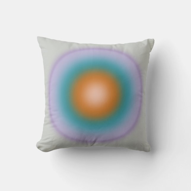 Les Couleurs 10 Bright Colourful Gradient Aura Cushion (Front)
