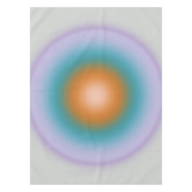 Les Couleurs 10 Bright Colourful Gradient Aura Tablecloth (Front)