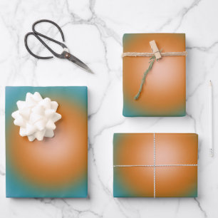 Les Couleurs 10 Bright Colourful Gradient Aura Wrapping Paper Sheet