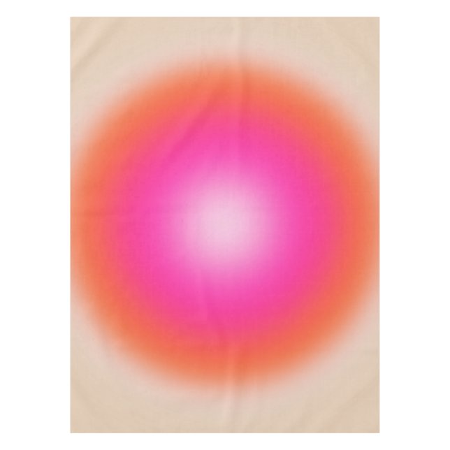 Les Couleurs 12 Orange And Pink Gradient Tablecloth (Front)