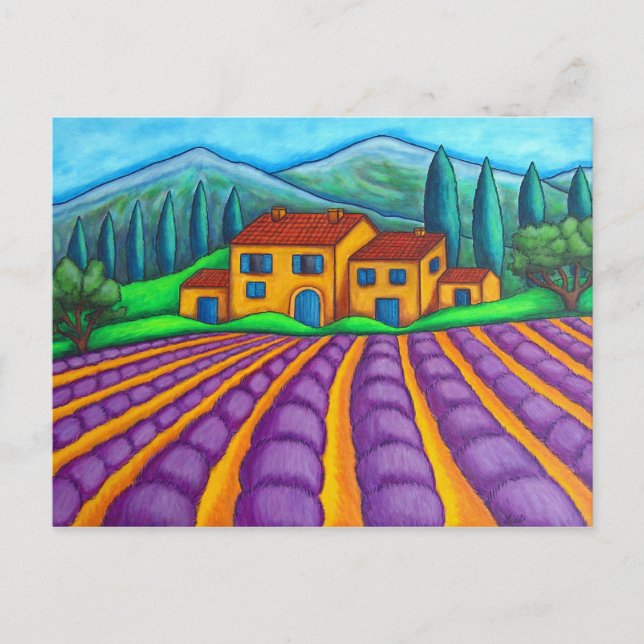 Les Couleurs de Provence Post Card (Front)