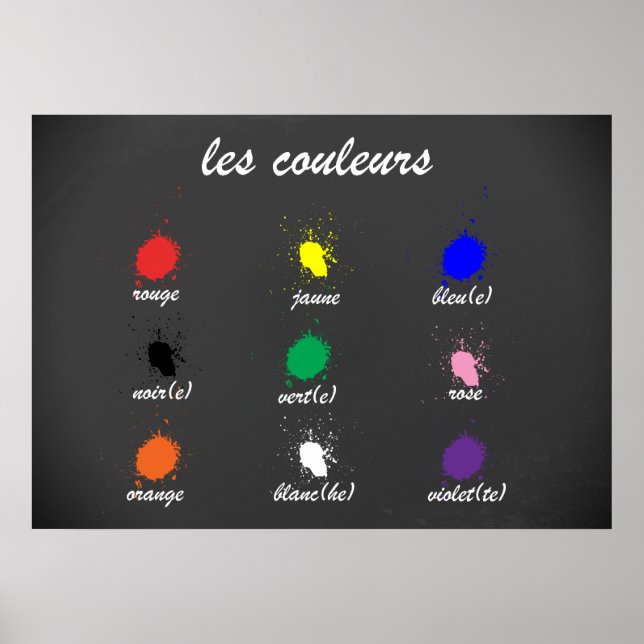 Les Couleurs (The Colours) Poster (Front)