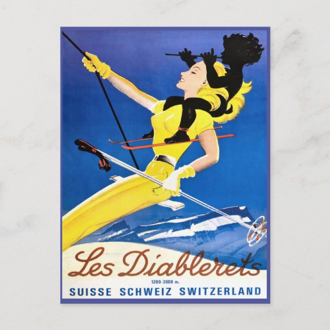 Les Diablerets, Switzerland Postcard (Front)