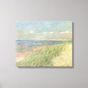 Les Dunes du Zwin, Knokke, 1887 (oil on canvas) Canvas Print