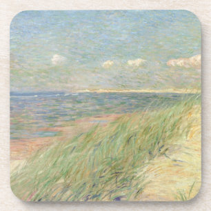 Les Dunes du Zwin, Knokke, 1887 (oil on canvas) Coaster
