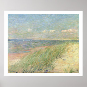 Les Dunes du Zwin, Knokke, 1887 (oil on canvas) Poster