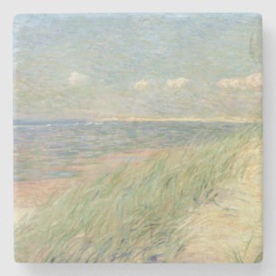 Les Dunes du Zwin, Knokke, 1887 (oil on canvas) Stone Coaster