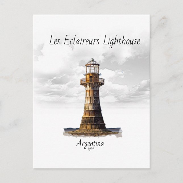 LES ECLAIREURS LIGHTHOUSE  1920-  POSTCARD (Front)