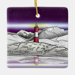 Les Eclaireurs Lighthouse Argentina Ceramic Ornament