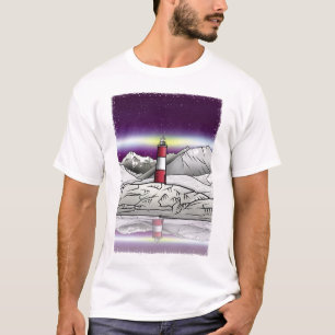 Les Eclaireurs Lighthouse Argentina Landscape T-Shirt