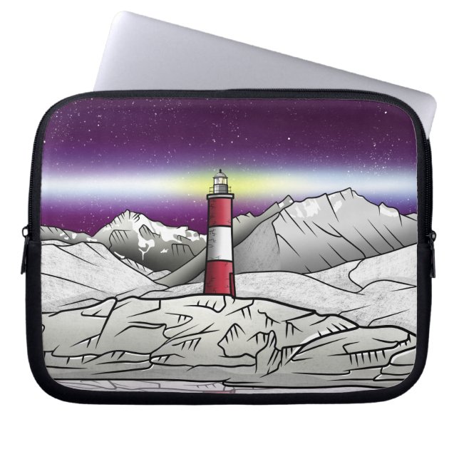Les Eclaireurs Lighthouse Argentina Laptop Sleeve (Front)