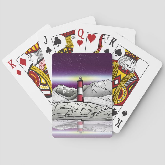 Les Eclaireurs Lighthouse Southern Argentina Playing Cards (Back)