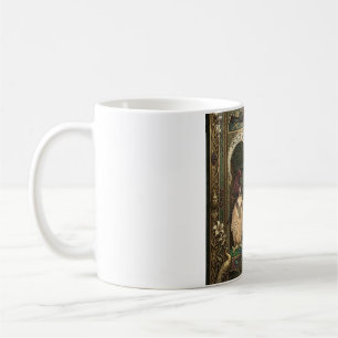 Les Faucons de l'Est - Art Nouveau Falconry Coffee Mug