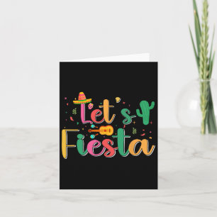 Le's Fiesta Cinco De Mayo Family Matching Mexican Card