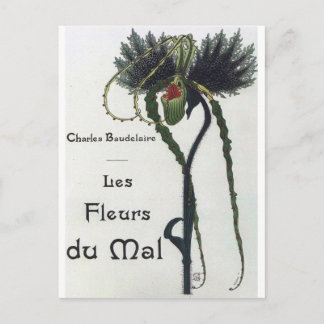 Les Fleur du Mal - Baudelaire Postcard