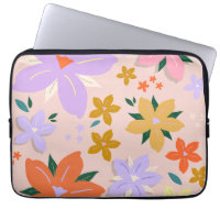 Les Fleurs 04 Retro Colourful Floral