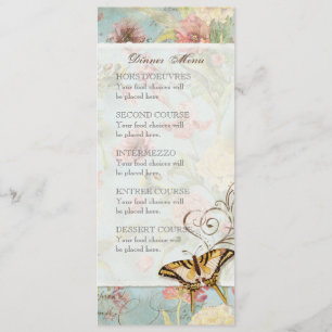 Les Fleurs Peony Rose Tulip Floral Flowers Wedding Menu