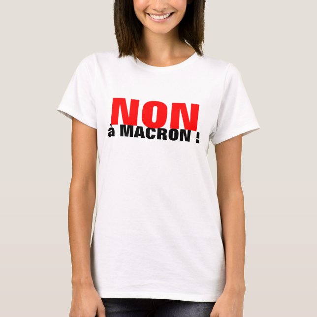 Les Francais choisissent le NON - t-shirt femme (Front)