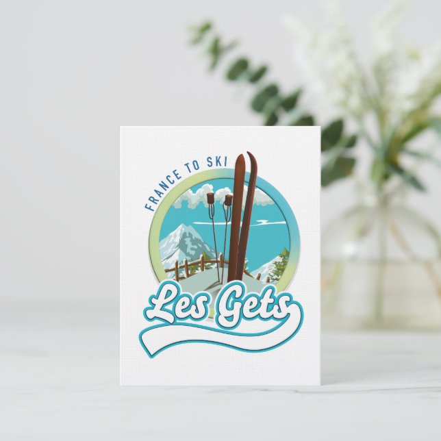 Les Gets france ski logo (Standing Front)