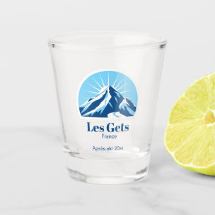 Les Gets France ski vacation resort   Shot Glass
