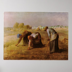 Les Glaneuses 1857 by Jean-Francois Millet Poster