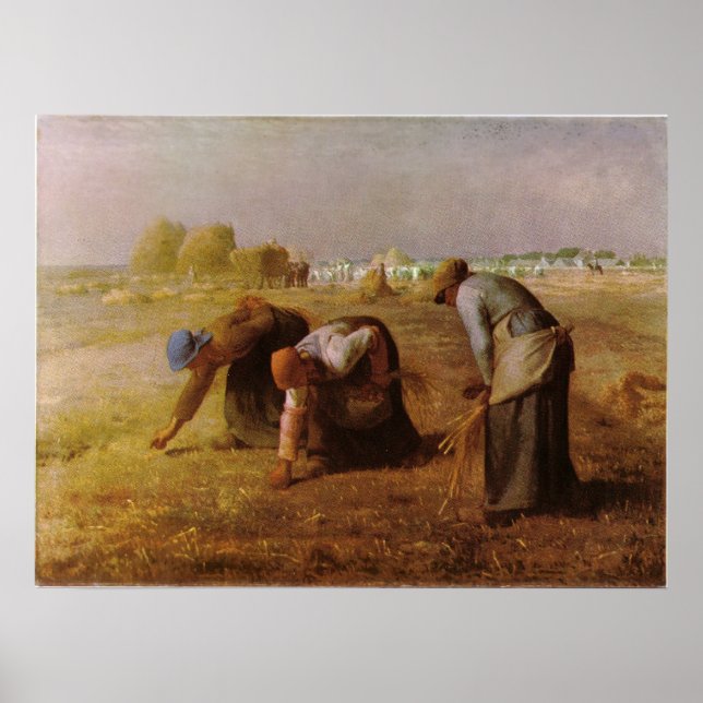 Les Glaneuses 1857 by Jean-Francois Millet Poster (Front)