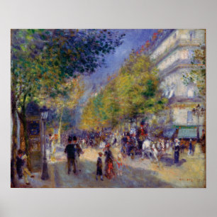 Les Grands Boulevards by Renoir Poster