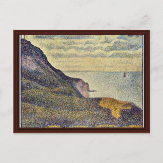 Les Grues Et La Percée à Port-En-Bessin Postcard