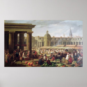 Les Halles, Paris Poster