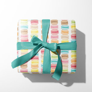 Les Macarons by Origami Prints Wrapping Paper
