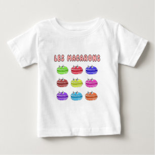 Les Macarons Cute Cartoon Baby T-Shirt