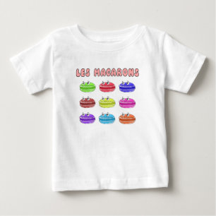 Les Macarons Cute Cartoon Baby T-Shirt
