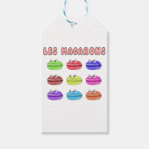 Les Macarons Cute Cartoon Gift Tags