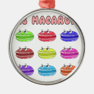 Les Macarons Cute Cartoon Metal Tree Decoration