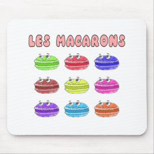Les Macarons Cute Cartoon Mouse Mat