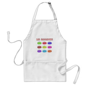 Les Macarons Cute Cartoon Standard Apron
