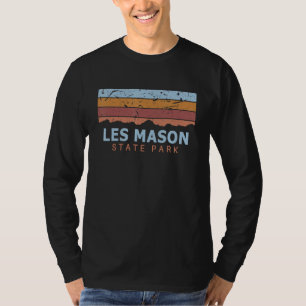 Les Mason State Park Montana Retro Cool T-Shirt