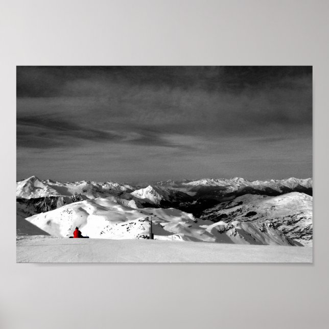 Les Menuires Three Valleys French Alps France Poster (Front)