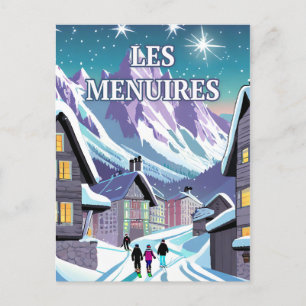 Les Menuires: Winter blast in the Alps Postcard