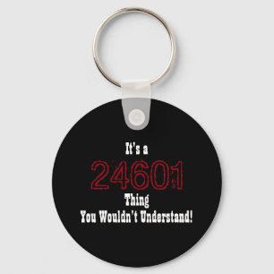 Les Mis 24601 Keychain