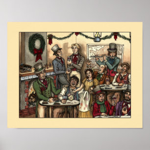 Les Misérables Love: Les Amis Christmas Poster