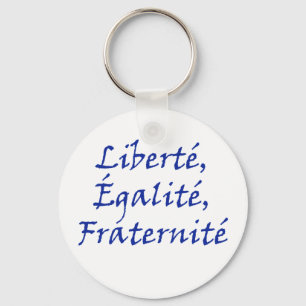 Les Misérables Love: Liberté, Égalité, Fraternité Key Ring