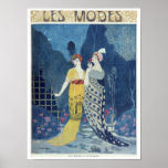 Les Modes Poster<br><div class="desc">Les Modes | by Georges Barbier | Art Location: Private Collection | French Artist | Image Collection Number: XCF285182</div>