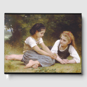 Les Noisettes: Young Girls Collecting Hazelnuts Guest Book